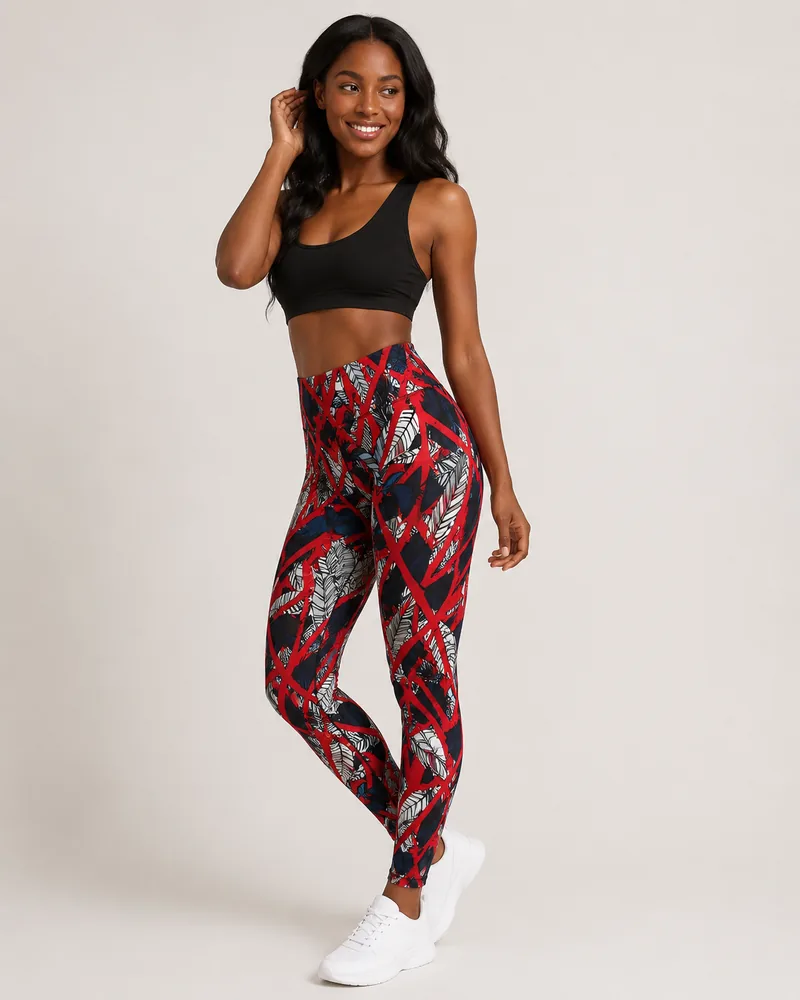 Crimson Feather LuLaRoe Leggings